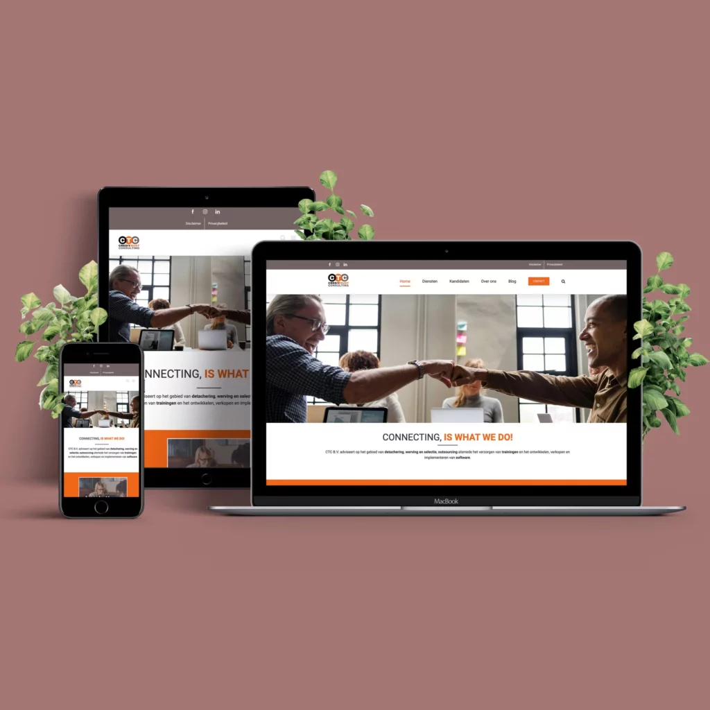 UI design van CTC Consultant