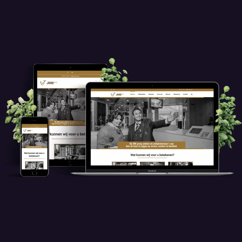 UI design van JMB groep