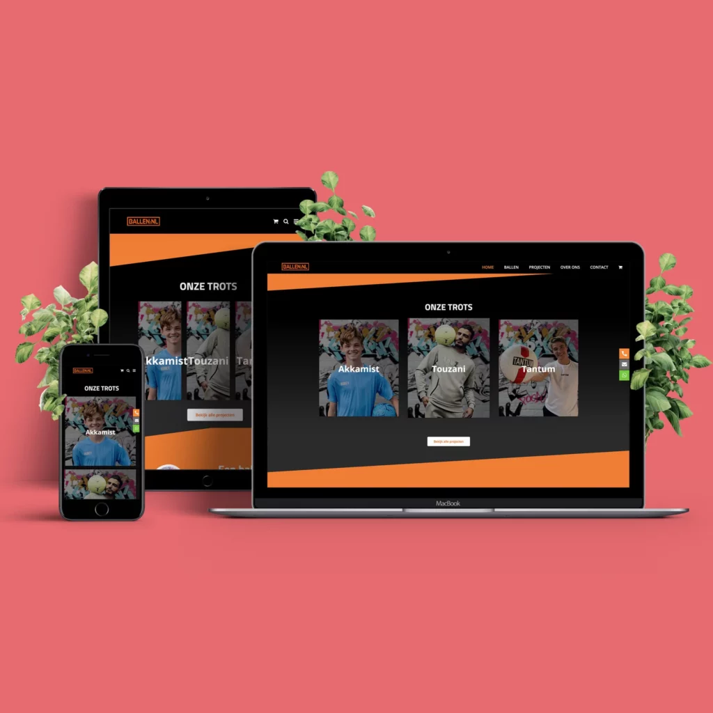UI design van Ballen Touzani Akkamist Tantum