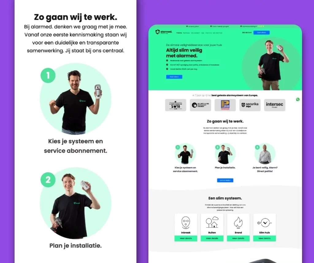 Succesvol klantproject ontwikkeld door webdesignbedrijf in Almere