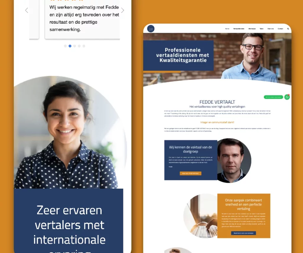 UI design van Fedde vertaalt